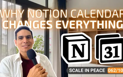 [062/100] Use Notion Calendar To Organise Your Days