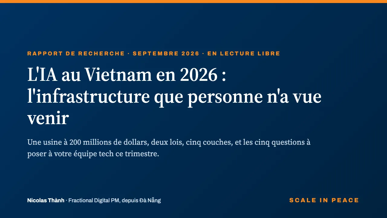 L’IA vietnamienne en 2026 : la carte complète, des applications aux lois