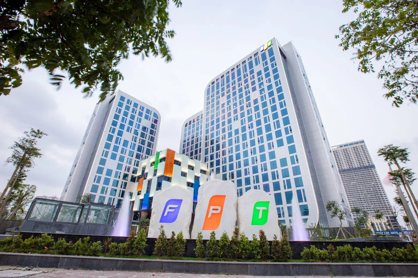 The towers of FPT headquarters in Hanoi