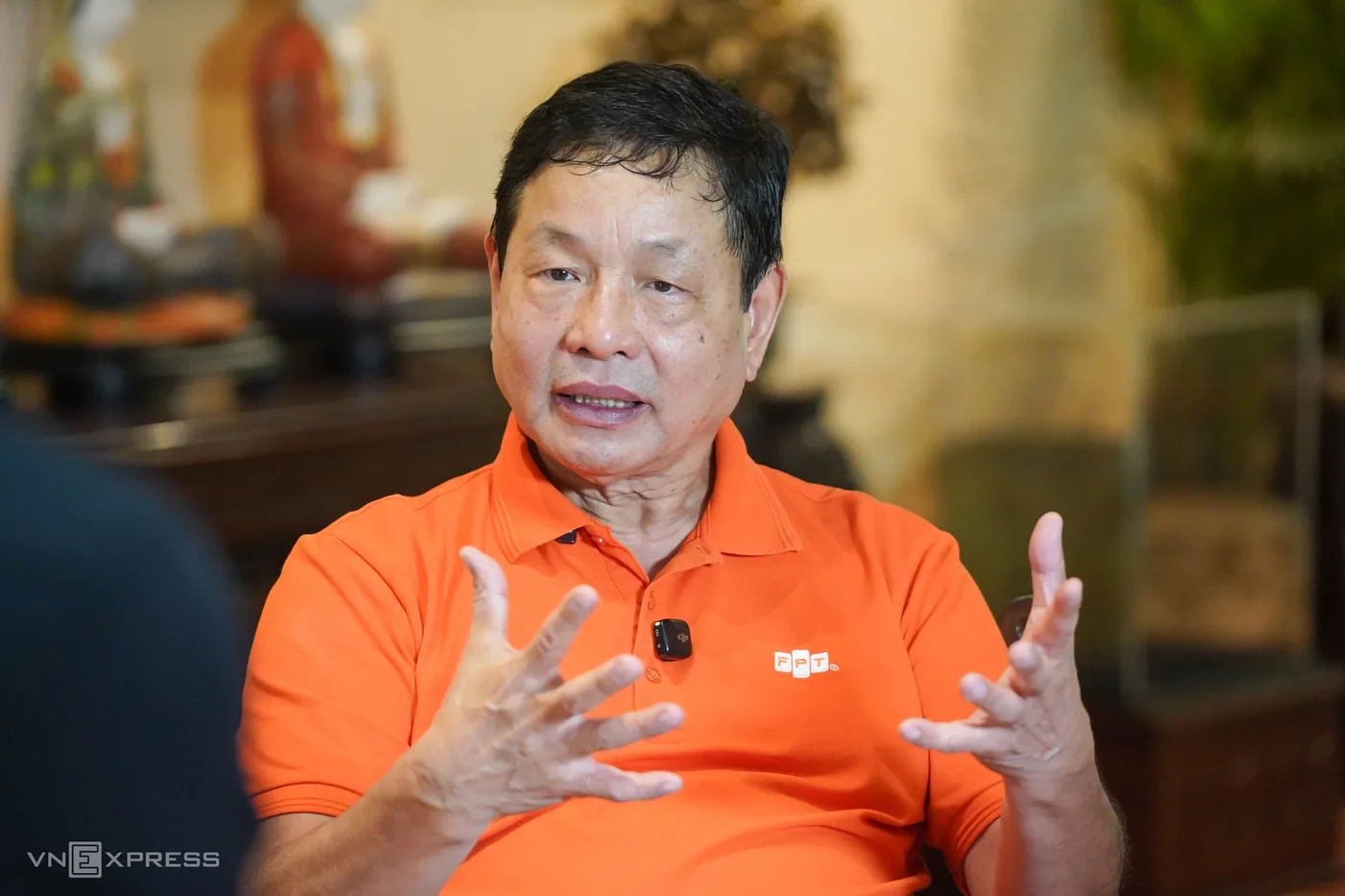 Trương Gia Bình, chairman of FPT, in an interview
