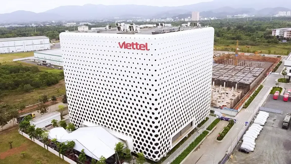 Aerial view of Viettel's Hòa Lạc 2 data center