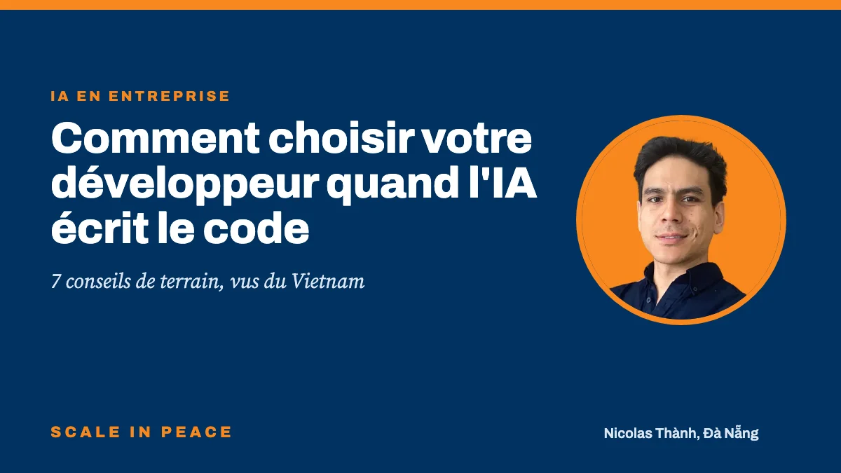 IA en entreprise : 7 conseils pour choisir votre développeur, vu du Vietnam